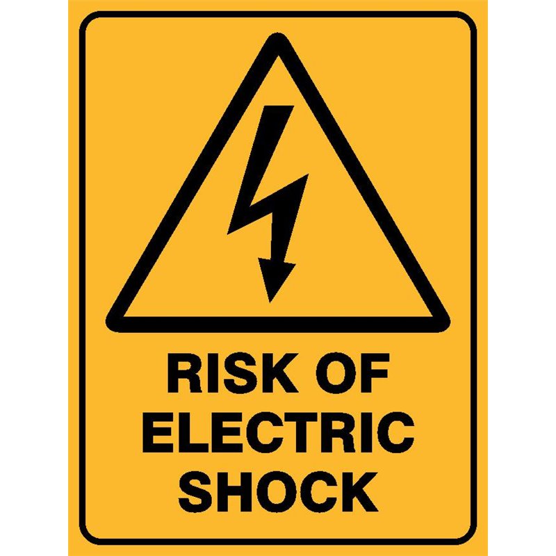 WARNING RISK OF ELECT SHOCK