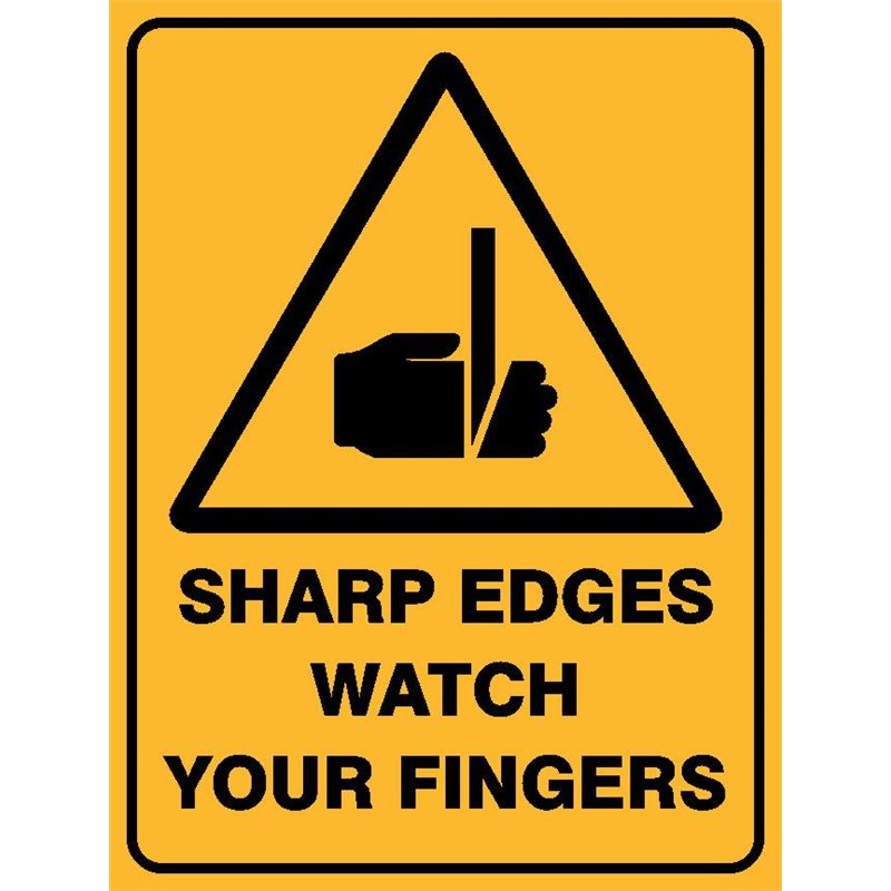 WARNING SHARP EDGES WATCH FING