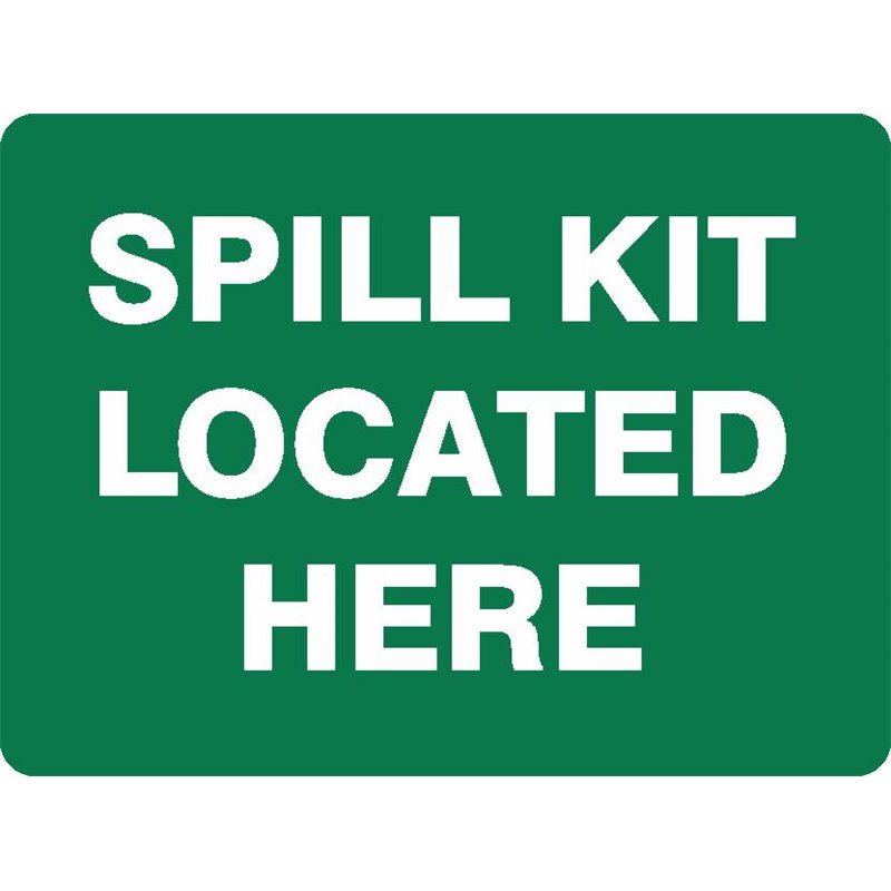 SPILL KIT LOCATED HERE