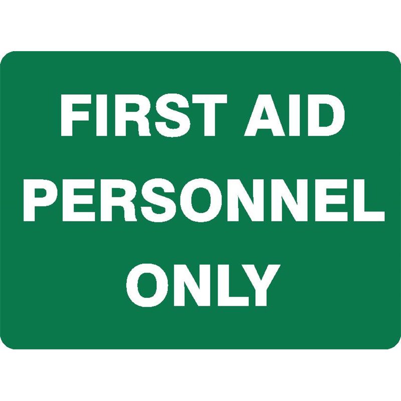 FIRST AID PERSONNEL ONLY