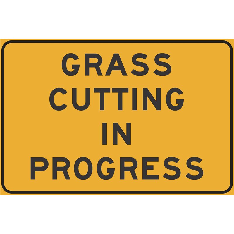GRASS CUTTING IN PROGRESS