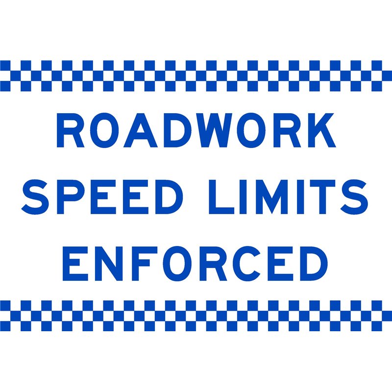 ROADWORK SPEED LIMITS ENFORCED