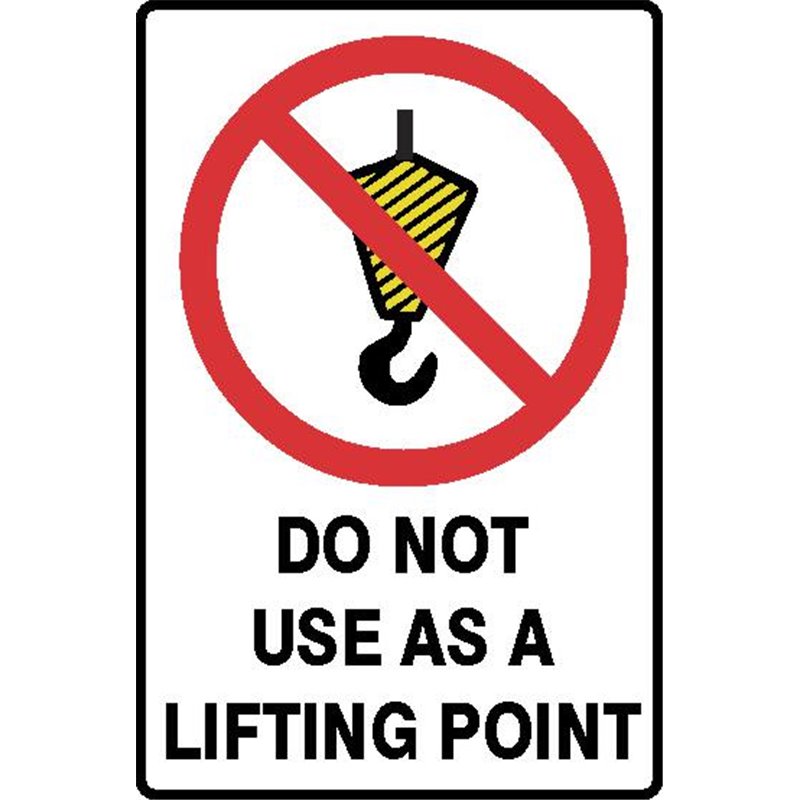 DO NOT USE AS LIFTING POINT