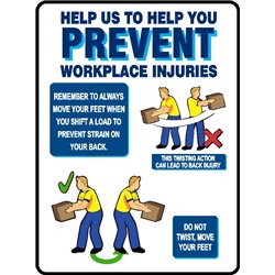 PREVENT WORKPLACE INJURYS