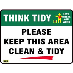 THINK TIDY PLEASE FOOD SCRAPS IN THE BINS PROVIDED