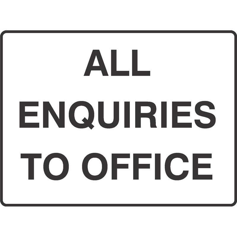 GENERAL ALL ENQUIRIES TO OFFICE