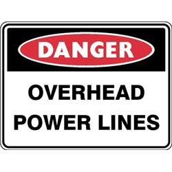 DANGER OVERHEAD POWER LINES