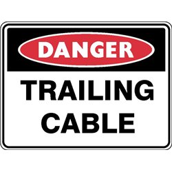DANGER TRAILING CABLE