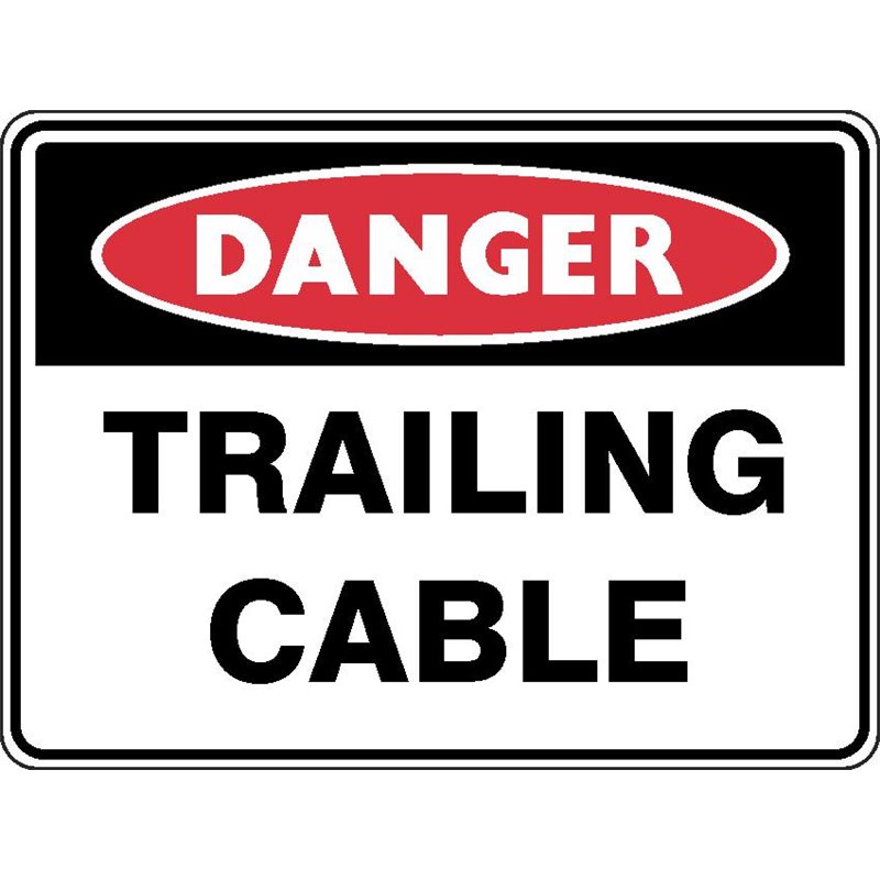 DANGER TRAILING CABLE