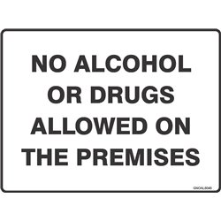 GENERAL NO ALCOHOL OR DRUGS PREMISES