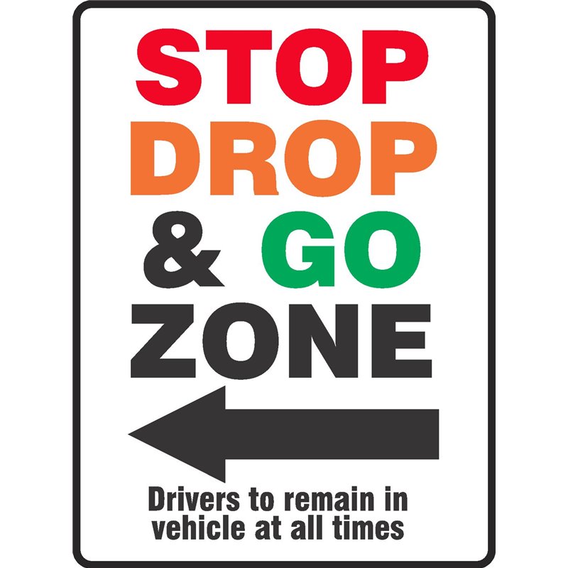GENERAL STOP DROP AND GO ZONE